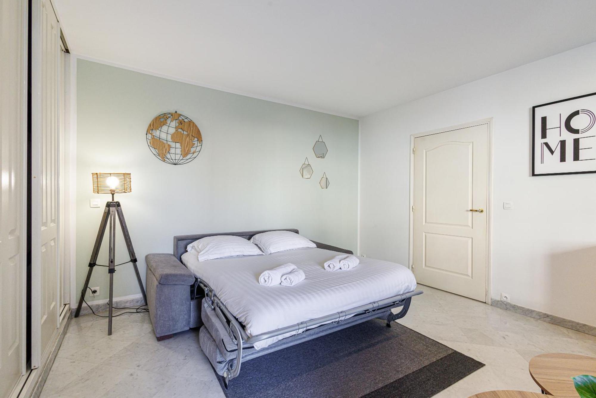 Le Victoria, Elegant T2 Au Bord Des Plages, Piscine, Sauna Menton Luaran gambar