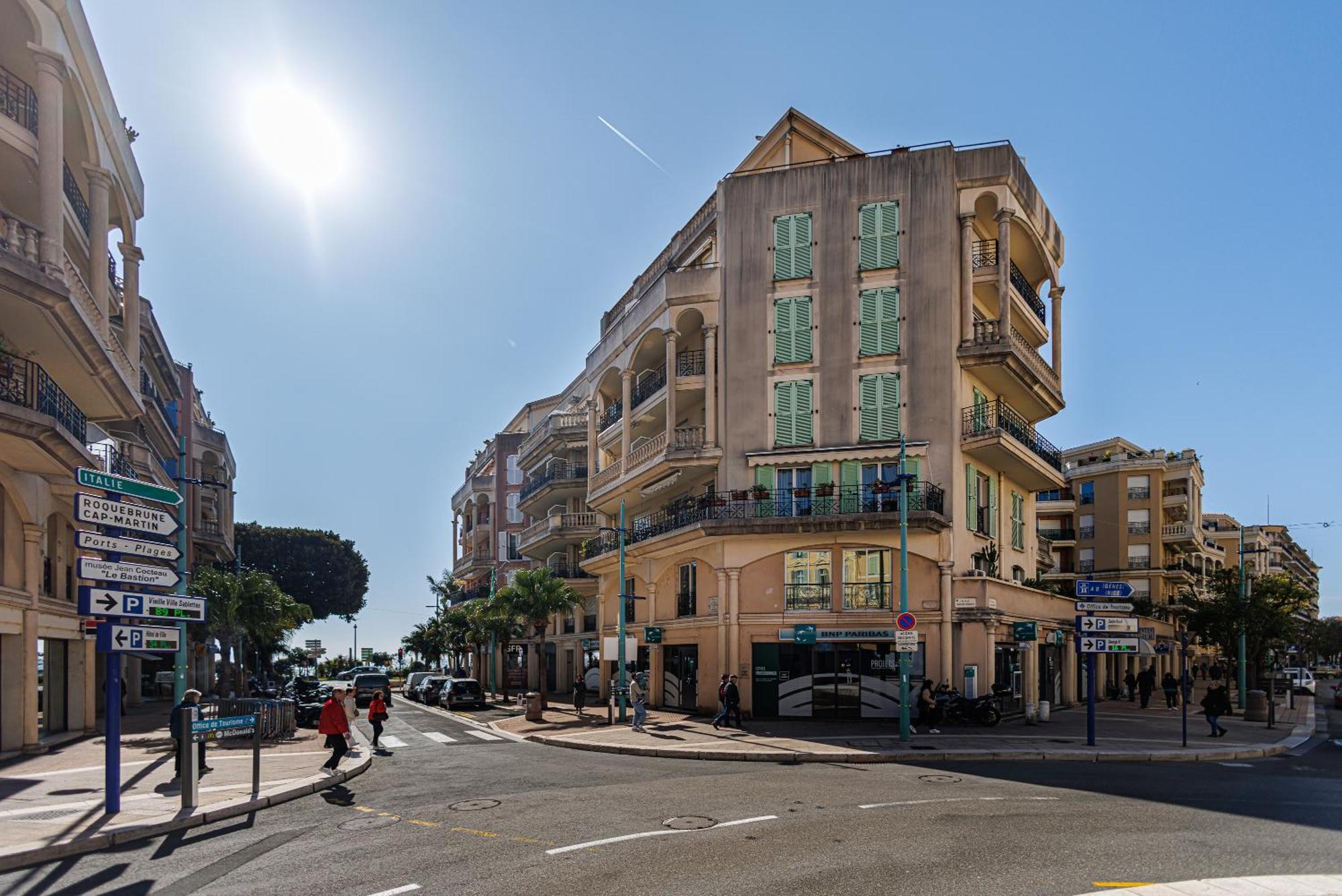 Le Victoria, Elegant T2 Au Bord Des Plages, Piscine, Sauna Menton Luaran gambar
